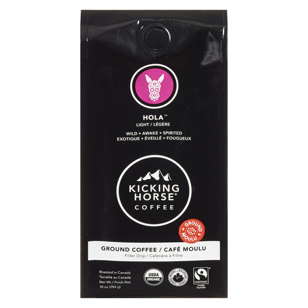 KICKING HORSE ORGANIC F/T COFFEE GROUND HOLA