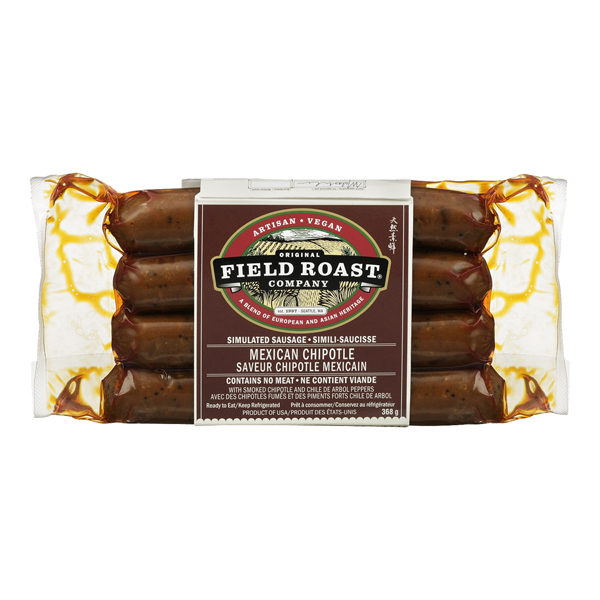 FIELD ROAST VEGAN SAUSAGES MEXICAN CHIPOTLE 4PK