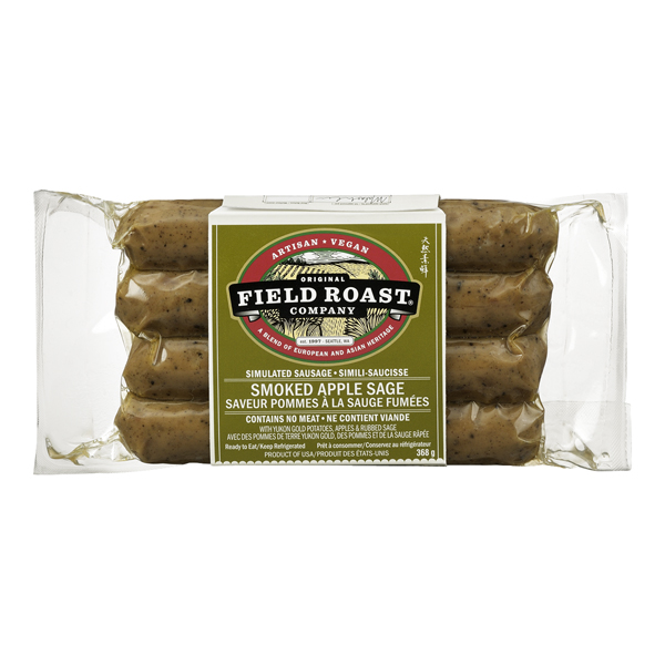 FIELD ROAST VEGAN SAUSAGES SMOKED APPLE SAGE 4PK