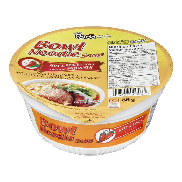 PALDO NOODLE SOUP HOT AND SPICY