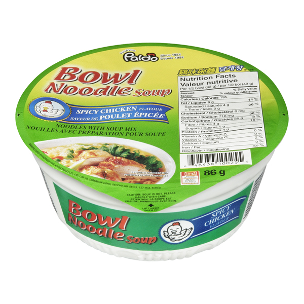 PALDO NOODLE SOUP SPICY CHICKEN