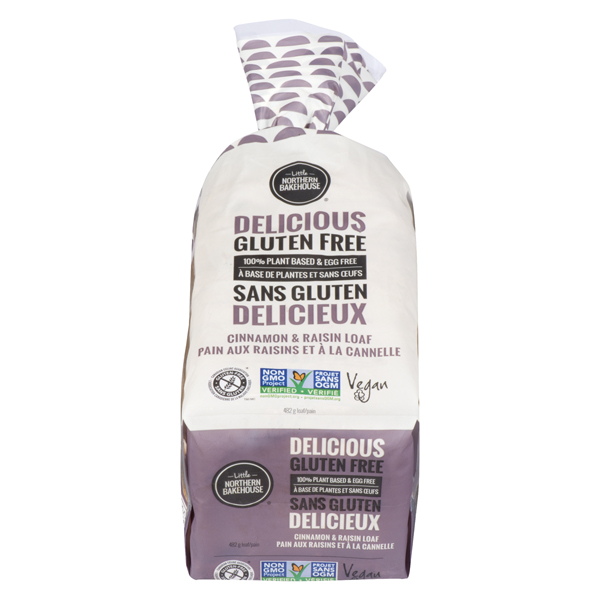 LITTLE NORTHERN BAKEHOUSE GF BREAD CINNAMON RAISIN