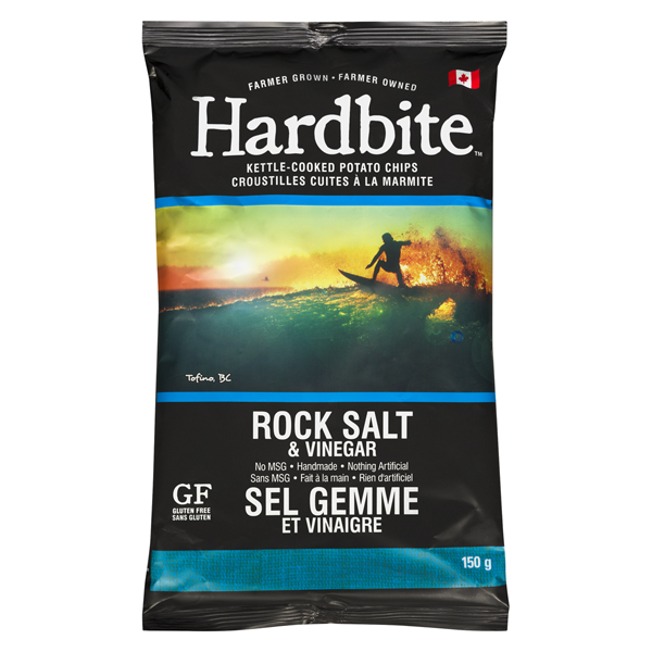 HARDBITE ROCK SALT & VINEGAR CHIPS