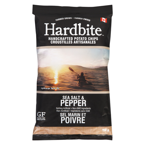 HARDBITE SEA SALT & PEPPER CHIPS