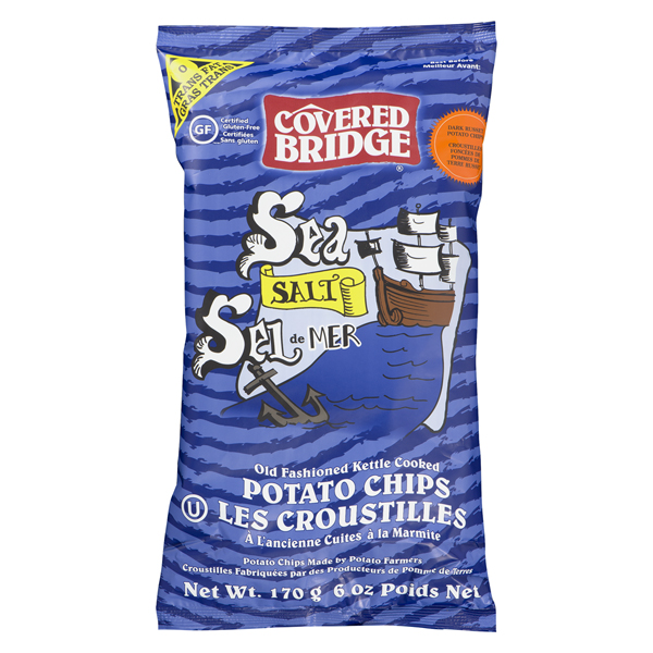 COVERED BRIDGE SEA SALT CHIPS