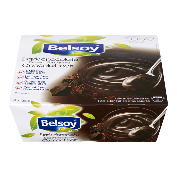 BELSOY DARK CHOCOLATE PLANT BASED DESSERT