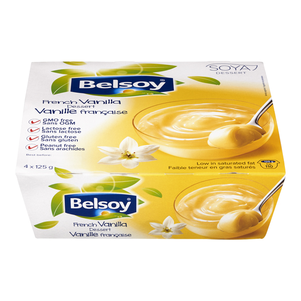 BELSOY FRENCH VANILLA PLANT BASED DESSERT