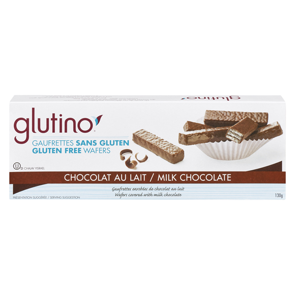 GLUTINO GLUTEN FREE WAFERS CHOCOLATE
