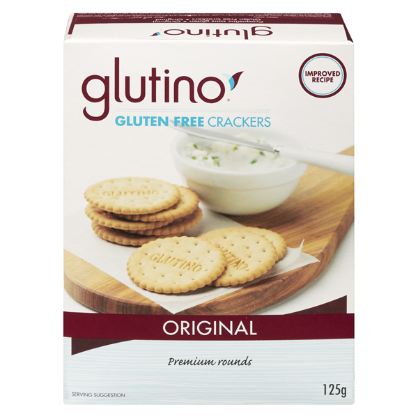 GLUTINO GLUTEN FREE CRACKERS ORIGINAL