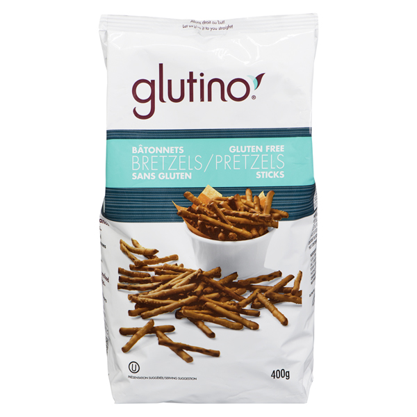 GLUTINO GLUTEN FREE PRETZEL STICKS