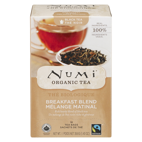 NUMI ORGANIC BREAKFAST BLEND TEA