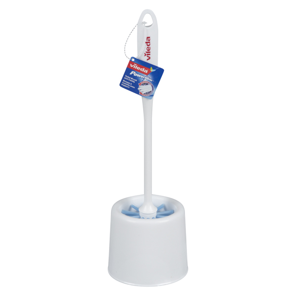 VILEDA POWERFIBER BRUSH TOILET SET