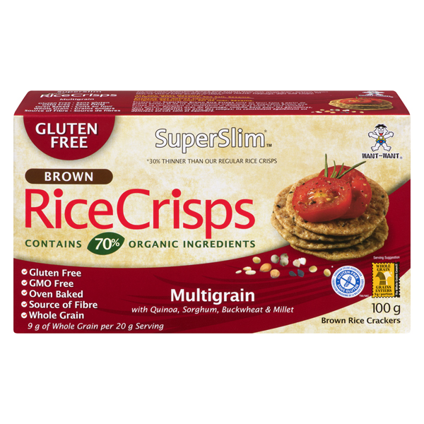 WANT-WANT SUPERSLIM BROWN RICE CRISPS MULTIGRAIN