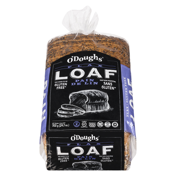 O'DOUGHS FLAX LOAF GLUTEN FREE