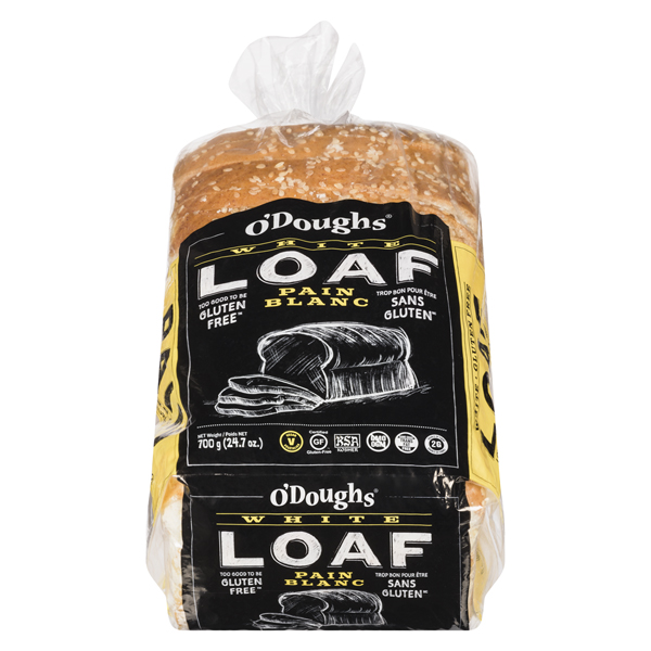 O'DOUGHS WHITE LOAF GLUTEN FREE