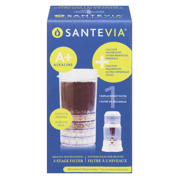 SANTEVIA ALKALINE WATER SYSTEM 5 STAGE FILTER