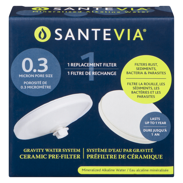 SANTEVIA ALKALINE WATER SYSTEM PRE FILTER
