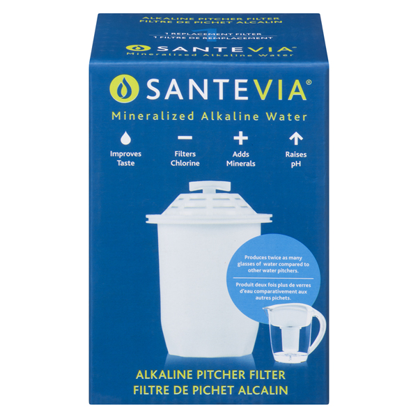 SANTEVIA ALKALINE WATER SYSTEM GRAVITY PITCHER FILTER