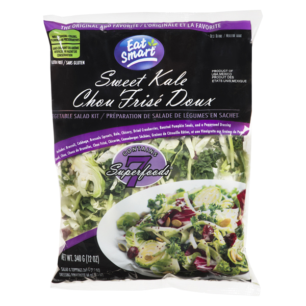 EAT SMART SWEET KALE VEGETABLE SALAD KIT
