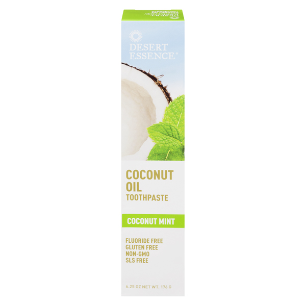 DESERT ESSENCE COCONUT OIL MINT TOOTHPASTE