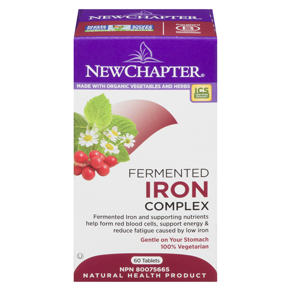 NEW CHAPTER ORGANIC FERMENTED IRON COMPLEX