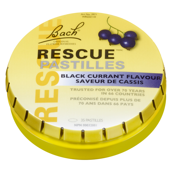 BACH RESCUE PASTILLES BLACK CURRENT FLAVOUR