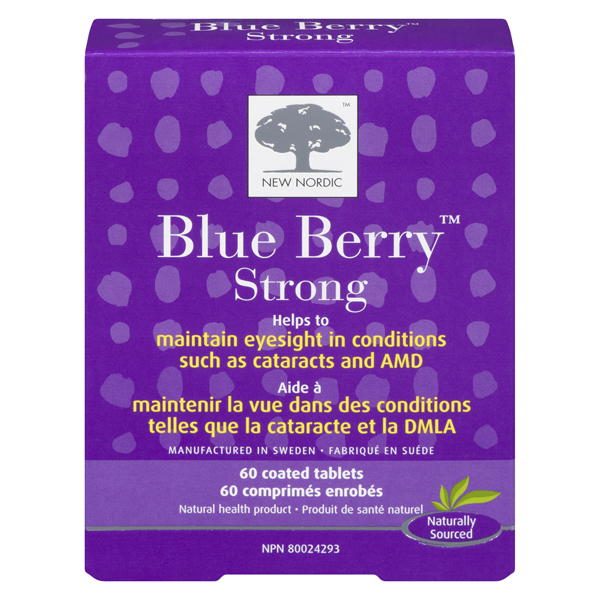 NEW NORDIC BLUE BERRY STRONG FOR EYESIGHT