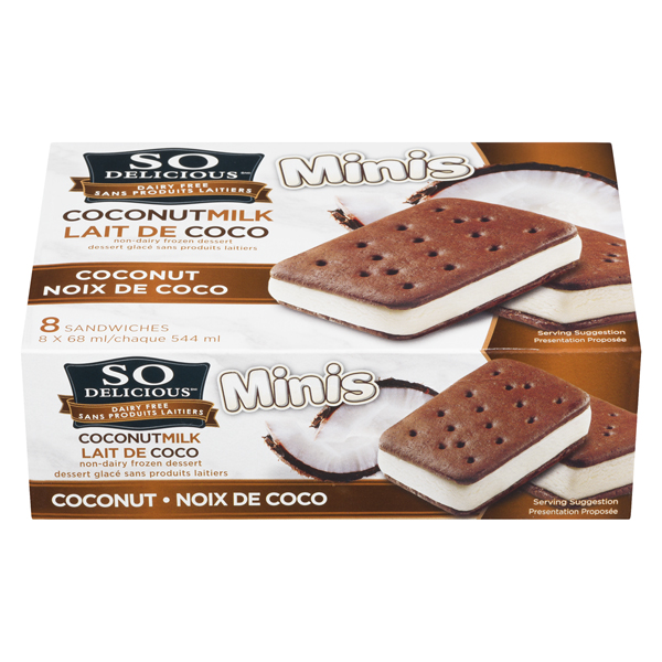 SO DELICIOUS COCONUT SANDWICHES NON DAIRY DESSERT