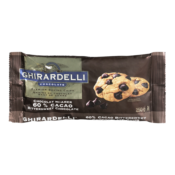 GHIRARDELLI BITTERSWEET CHOCOLATE CHIPS