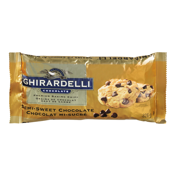 GHIRARDELLI SEMI-SWEET CHOCOLATE CHIPS