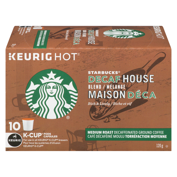 KEURIG STARBUCKS DECAF HOUSE BLEND