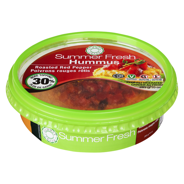 SUMMER FRESH ROASTED RED PEPPER HUMMUS