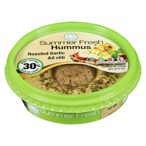 SUMMER FRESH ROASTED GARLIC HUMMUS
