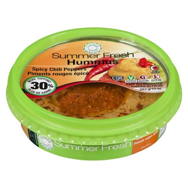 SUMMER FRESH HUMMUS SPICY CHILI PEPPERS