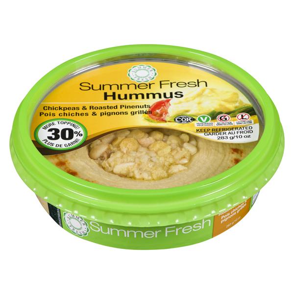 SUMMER FRESH HUMMUS CHICKPEAS & ROASTED PINENUTS