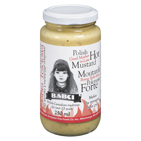 BABCI POLISH HOT MUSTARD GOOD MOTHER IN-LAW