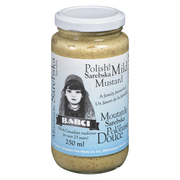 BABCI POLISH STYLE SAREBSKA MILD MUSTARD