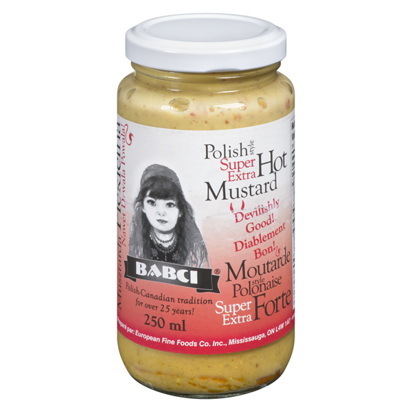 BABCI POLISH STYLE MUSTARD SUPER EXTRA HOT