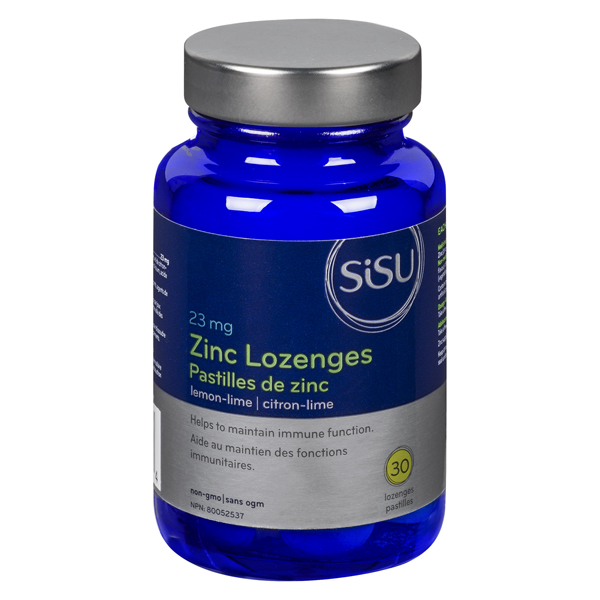 SISU ZINC LOZENGES LEMON LIME