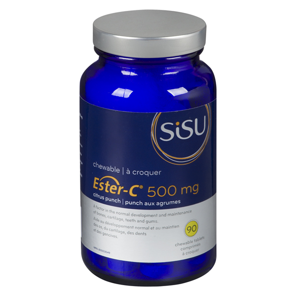 SISU ESTER-C 500mg CITRUS CHEWABLE
