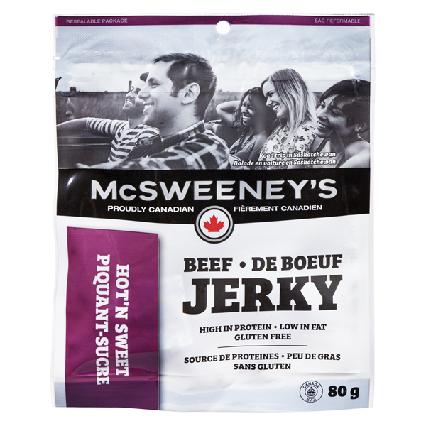 MCSWEENEYS HOT N SWEET BEEF JERKY