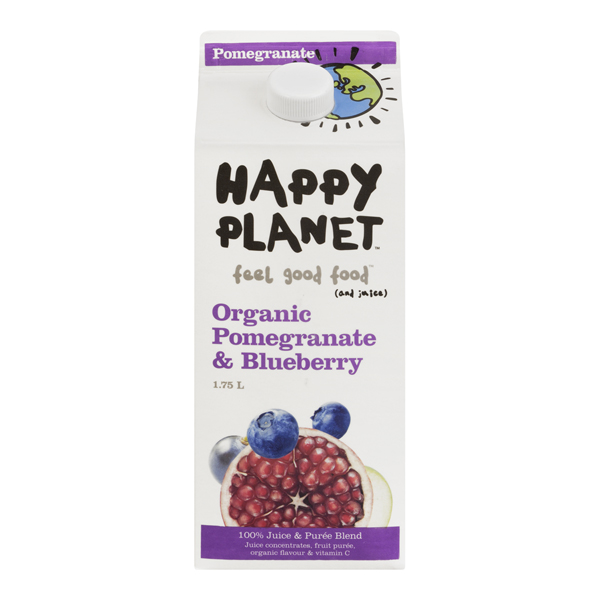 HAPPY PLANET ORGANIC POM & BLUEBERRY