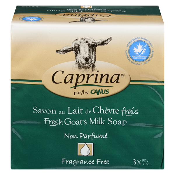 CAPRINA GOATS MILK SOAP FRAGRANCE FREE