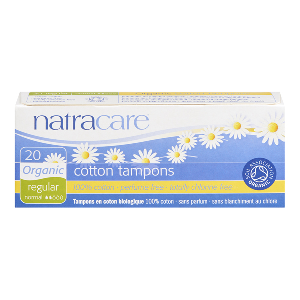 NATRACARE ORGANIC COTTON TAMPONS REGULAR
