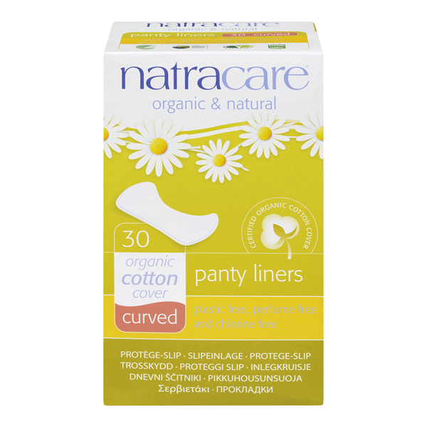 NATRACARE ORGANIC CURVED PANTY LINERS