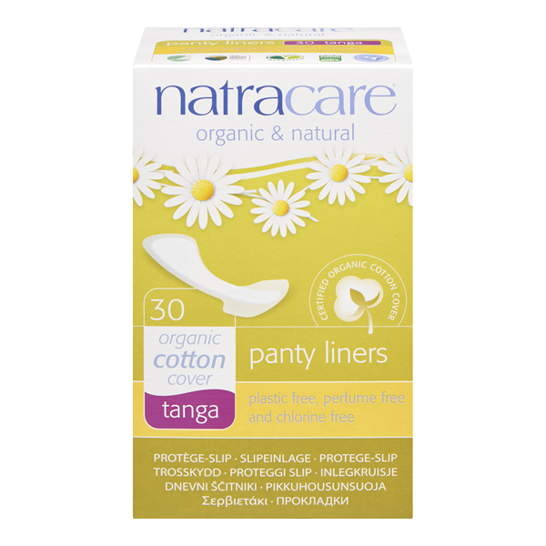 NATRACARE ORGANIC PANTY LINERS TANGA
