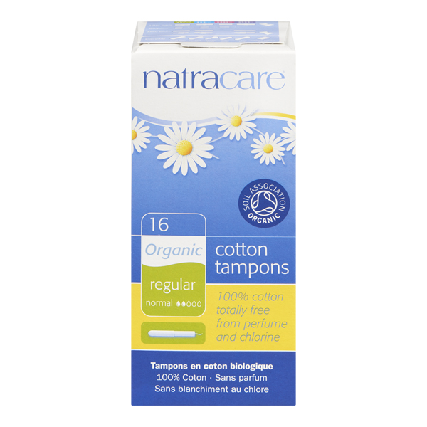NATRACARE ORGANIC COTTON TAMPONS REGULAR