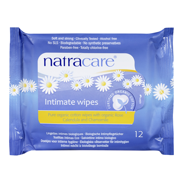 NATRACARE ORGANIC INTIMATE WIPES