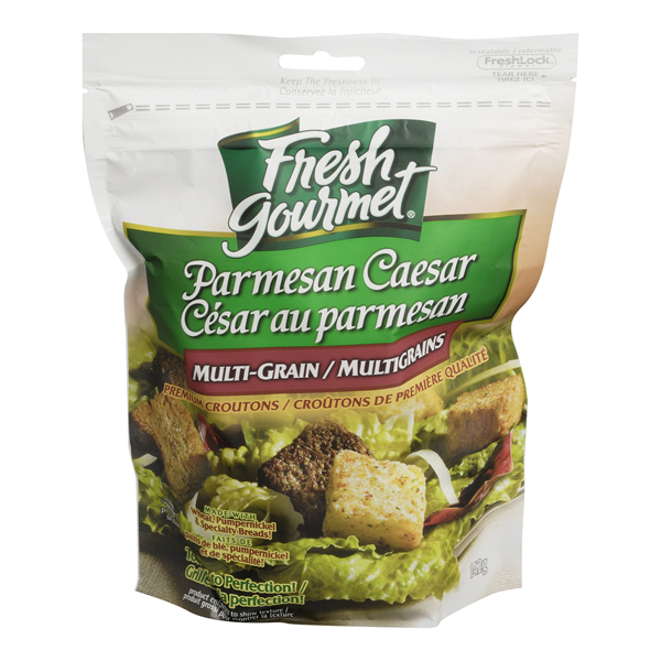 FRESH GOURMET CROUTONS MULTIGRAIN PARMESAN CAESAR