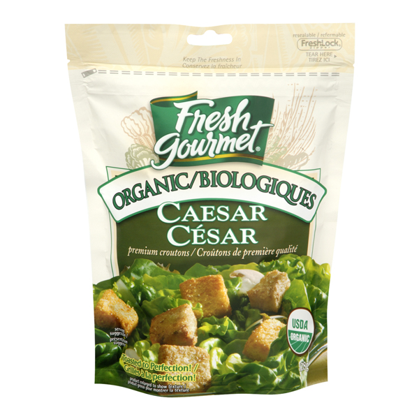 FRESH GOURMET ORGANIC CAESAR CROUTONS